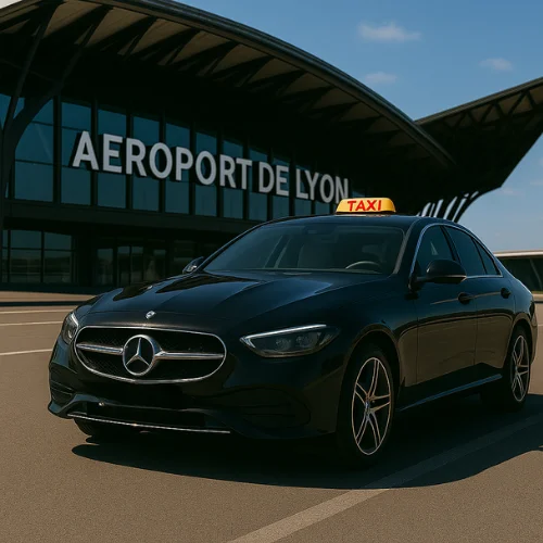taxi aeroport de lyon navette venissieux
